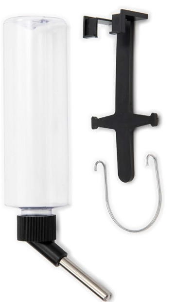 Lixit 8oz Aquarium and Wire Cage Water Bottle for Mice, Hamsters and Other Small Animals (Pack of 1)